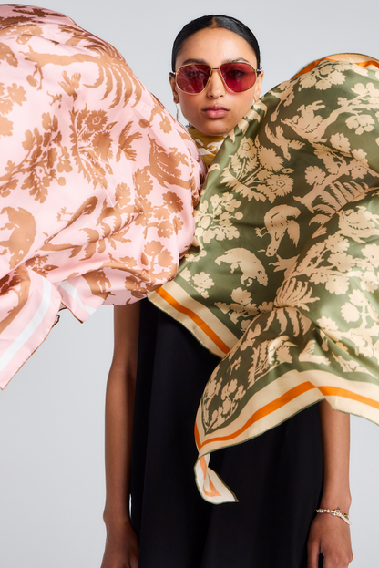 ANIMAL KINGDOM CLASSIC SILK SCARF