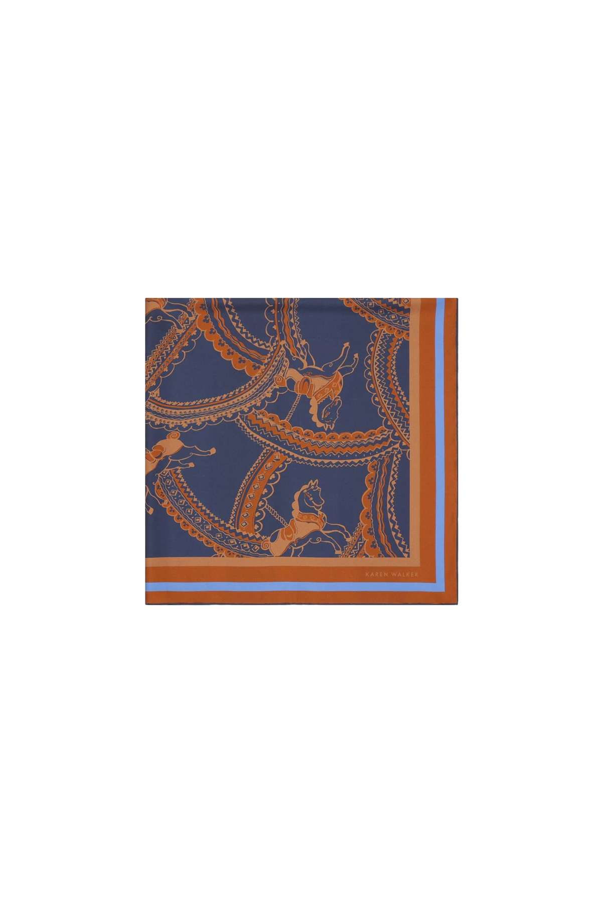 CAROUSEL CLASSIC SILK SCARF