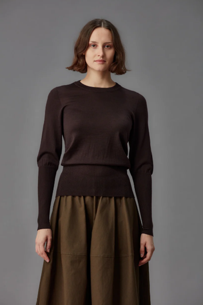 MERINO LONG RIB SWEATER